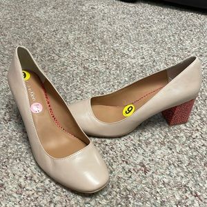 Calvin Klein block heels